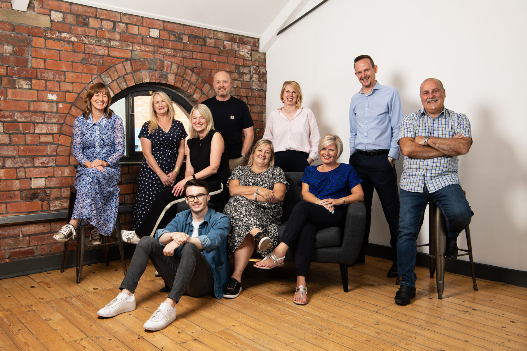 Showcasing the LeedsBID team with a unique set of images