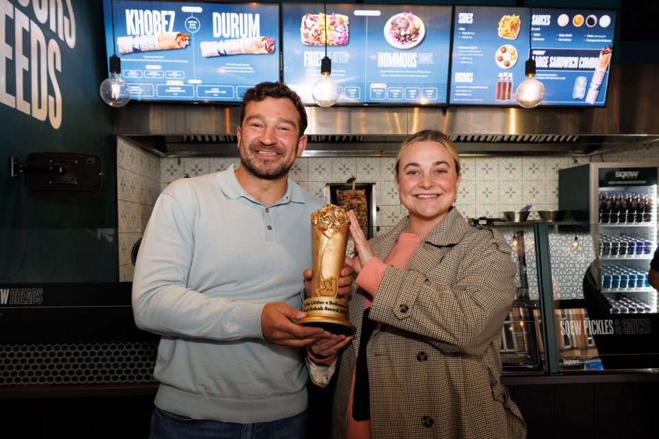 Sqew crowned deliveroo’s ‘Best Kebab of 2025’ in Luke Littler-fronted national award