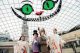 Wonderland Awaits: LeedsBID Unveils Giant Cheshire Cat Artwork at Trinity Leeds
